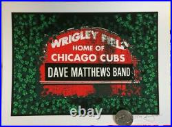 10 Dave Matthews Band Chicago Wrigley Field Ivy Handbill Not Concert Poster 9/18