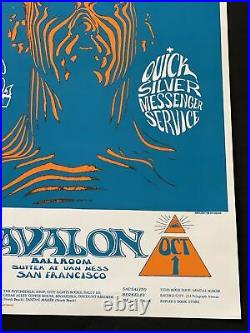 13th Floor Elevators Quicksilver FD Avalon Original 1966 Concert Poster