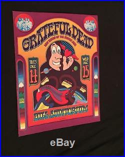 17X22 VINTAGE ORIGINAL HILL 1ST PRINTING Grateful Dead Fillmore Concert Poster