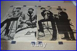 1964 Original Heinz Beatles Life Size Posters! (cleveland Concert) Very Rare