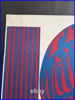 1966 BG-11 The Wailers Fillmore Auditorium Original Concert Poster Bill Graham
