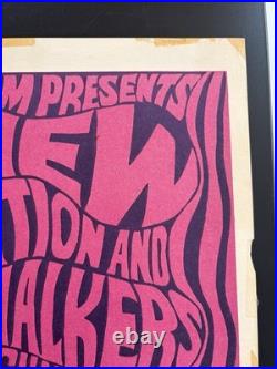 1966 BG-6 Charlatans Fillmore Auditorium Original Concert Poster