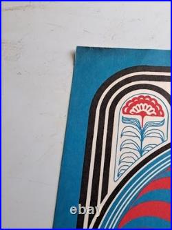 1966 Bill Graham's Filmore West Concert Poster Butterfield Blues Band, Jefferson