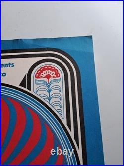 1966 Bill Graham's Filmore West Concert Poster Butterfield Blues Band, Jefferson