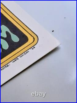 1966 Bill Graham's Filmore West Concert Poster The Turtles, Oxford Circle