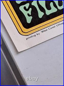 1966 Bill Graham's Filmore West Concert Poster The Turtles, Oxford Circle