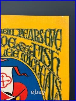 1966 FD-41 Country Joe Avalon Ballroom Concert Poster Family Dog