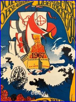 1966 FD-41 Country Joe Avalon Ballroom Concert Poster Family Dog