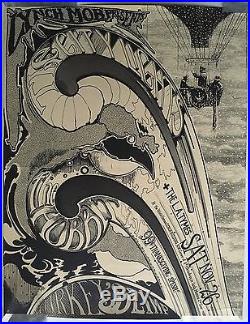 1966 Lynch Mob Presents The Hobbit Concert Poster LA Tymes Psychedelic Art
