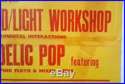 1966 PINK FLOYD original concert poster (All Saints Hall) November'66 residency