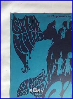1967 Big Brother (Janis Joplin) Steve Miller Concert Poster UCSF Orig