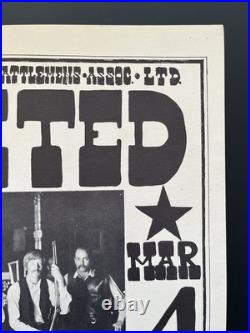 1967 Charlatans Sokol Hall Concert Poster Wanted AOR-68 1967 Charlatans Sokol Hall Concert Poster Wanted AOR-68