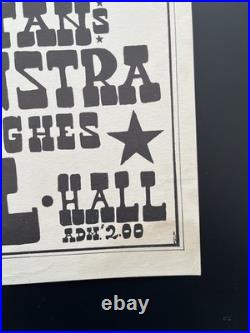 1967 Charlatans Sokol Hall Concert Poster Wanted AOR-68 1967 Charlatans Sokol Hall Concert Poster Wanted AOR-68
