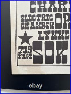 1967 Charlatans Sokol Hall Concert Poster Wanted AOR-68 1967 Charlatans Sokol Hall Concert Poster Wanted AOR-68