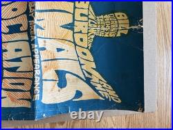 1967 Eric Burdon Oakland Coliseum AOR 2.294 Concert Poster