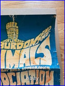 1967 Eric Burdon Oakland Coliseum AOR 2.294 Concert Poster