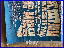 1967 Eric Burdon Oakland Coliseum AOR 2.294 Concert Poster