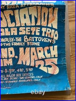 1967 Eric Burdon Oakland Coliseum AOR 2.294 Concert Poster