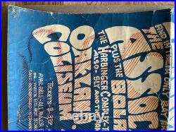 1967 Eric Burdon Oakland Coliseum AOR 2.294 Concert Poster