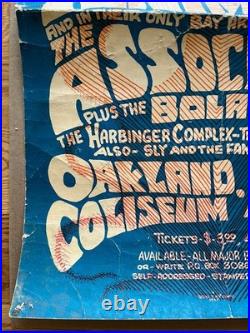 1967 Eric Burdon Oakland Coliseum AOR 2.294 Concert Poster