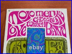 1967 Love Chocolate Watchband Big Abe's Birthday Concert Poster 17 X 22