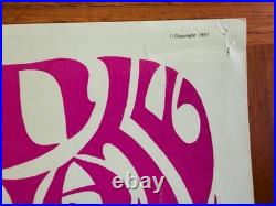 1967 Love Chocolate Watchband Big Abe's Birthday Concert Poster 17 X 22