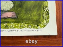 1967 Love Chocolate Watchband Big Abe's Birthday Concert Poster 17 X 22