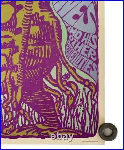 1967 Moby Grape Sausalito The Ark Psychedelic Concert Poster Gate 6 Sausalito