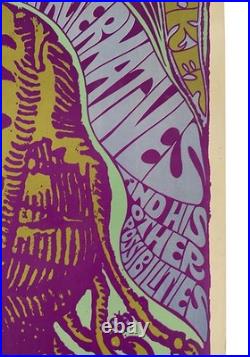 1967 Moby Grape Sausalito The Ark Psychedelic Concert Poster Gate 6 Sausalito
