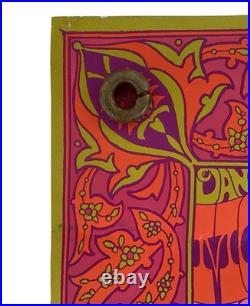 1967 Psychedelic Concert Poster Moby Grape Big Brother Holding Co