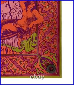 1967 Psychedelic Concert Poster Moby Grape Big Brother Holding Co