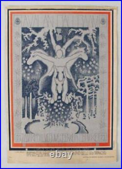 1967 Quicksilver Messenger Service Avalon Ballroom Concert Poster Promoter