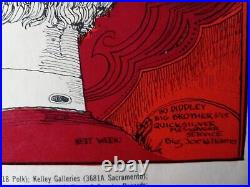 1967 Vintage Chuck Berry Animals Fillmore BG70 Concert Poster 1st Print