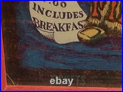 1968/1969 Concert Poster Fillmore West New Years Eve Grateful Dead Vanilla Fudge