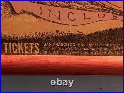 1968/1969 Concert Poster Fillmore West New Years Eve Grateful Dead Vanilla Fudge