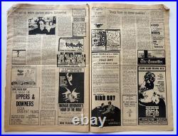 1968 LOS ANGELES FREE PRESS with Janis Joplin CONCERT POSTER AD Grateful Dead &