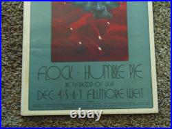 1969 1st Print Grateful Dead Concert Poster BG-205 Fillmore David Singer NICE