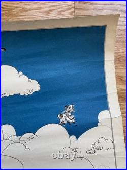 1969 New Orleans Pop Festival Concert Poster Grateful Dead Janis Joplin Original