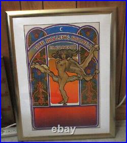 1969 Rolling Stones American Tour 1st Printing Concert Poster