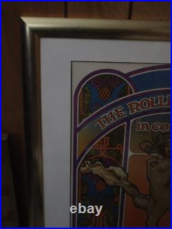 1969 Rolling Stones American Tour 1st Printing Concert Poster