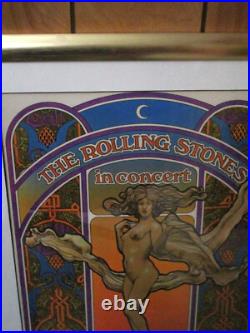 1969 Rolling Stones American Tour 1st Printing Concert Poster