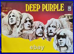 +++ 1971 DEEP PURPLE Concert blank Poster Germany 1st print