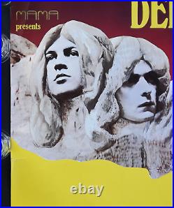 +++ 1971 DEEP PURPLE Concert blank Poster Germany 1st print