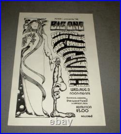 1972-ted Nugent-amboy Dukes-sherwood Forest-the Big One-concert-poster-org 17 1972-ted Nugent-amboy Dukes-sherwood Forest-the Big One-concert-poster-org 17