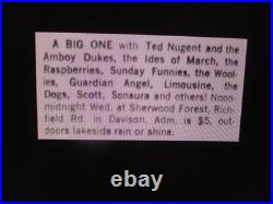 1972-ted Nugent-amboy Dukes-sherwood Forest-the Big One-concert-poster-org 17 1972-ted Nugent-amboy Dukes-sherwood Forest-the Big One-concert-poster-org 17