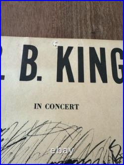 1973 B. B. King Concert Poster ECU Minges Coliseum Greenville NC Original 14x22 1973 B. B. King Concert Poster ECU Minges Coliseum Greenville NC Original 14x22