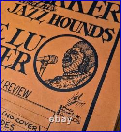 1977 DANNY BARKER JAMES BOOKER IVAN NEVILLE Original TIPITINA'S Concert POSTER