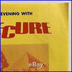 1981 The Cure I-Beam Concert Flyer Poster lp Siouxsie Joy Division Punk Smiths