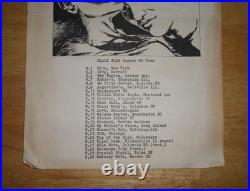1982 Original Black Flag Summer 82 Tour Concert Poster Flyer Punk Vintage 80s