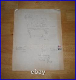 1982 Original Black Flag Summer 82 Tour Concert Poster Flyer Punk Vintage 80s